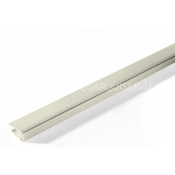 Material para Instalación y Complementos PVC Perfil de acabado de extremidad - Blanco